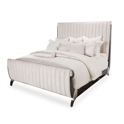 Paris Chic Cal. King Sleigh Bed - Espresso