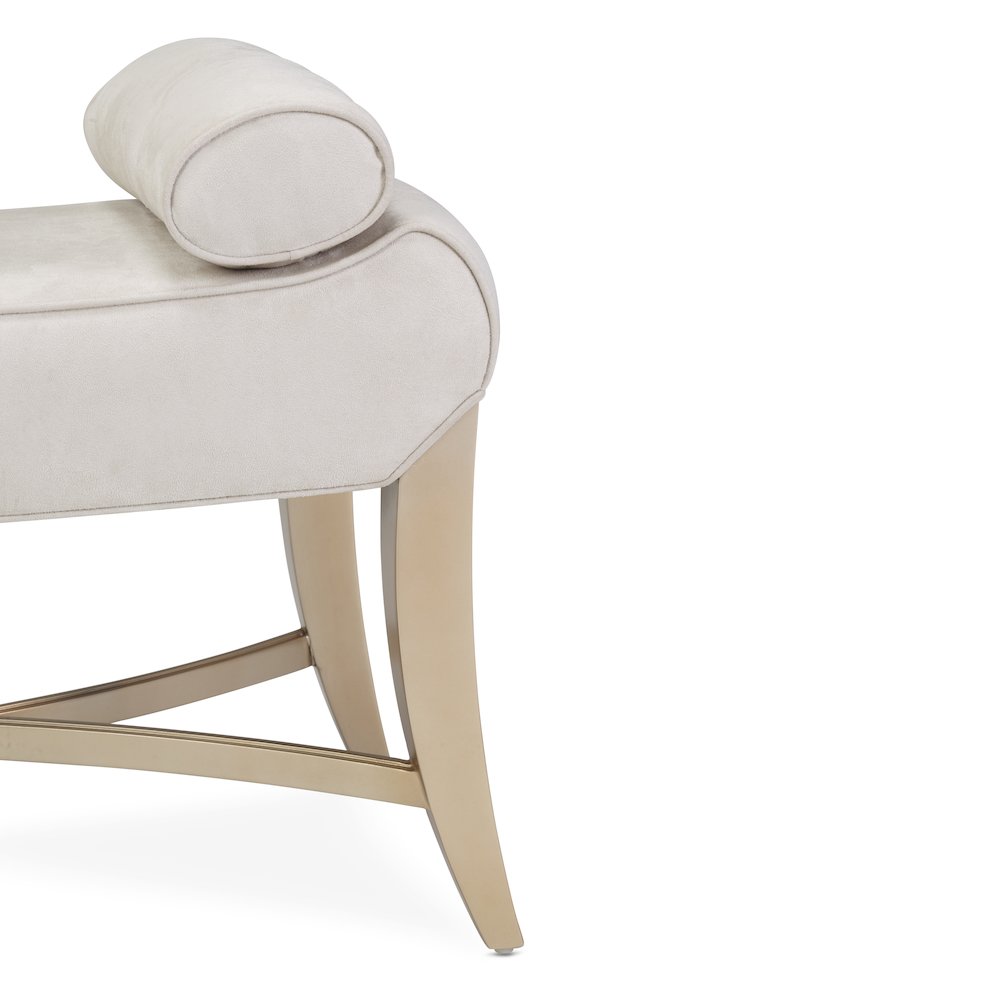 Malibu Crest Bed Bench - Chardonnay