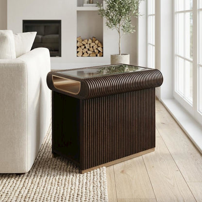 West Kensington End Table - Medium Espresso