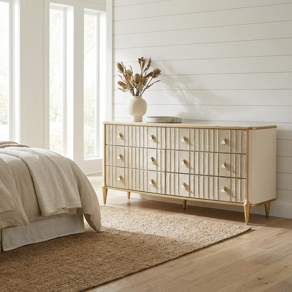 Scotts Square Dresser - Light Champagne