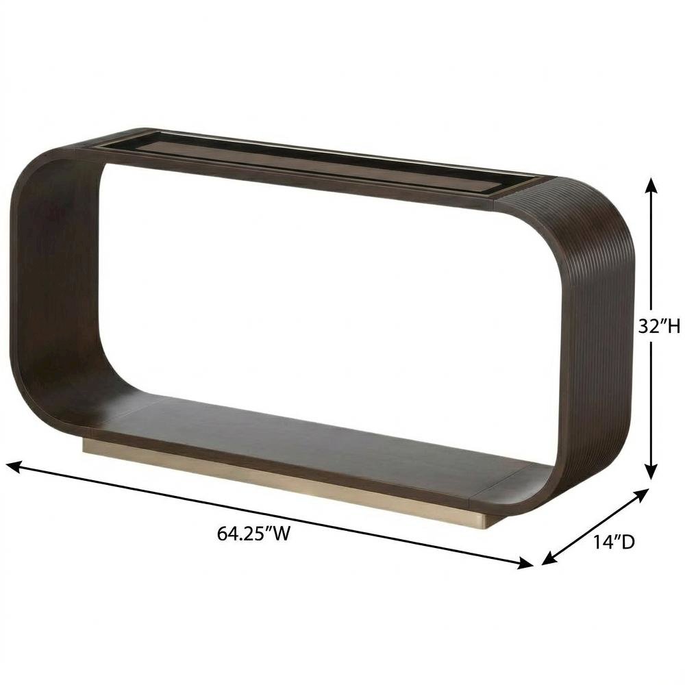 West Kensington Console Table - Medium Espresso