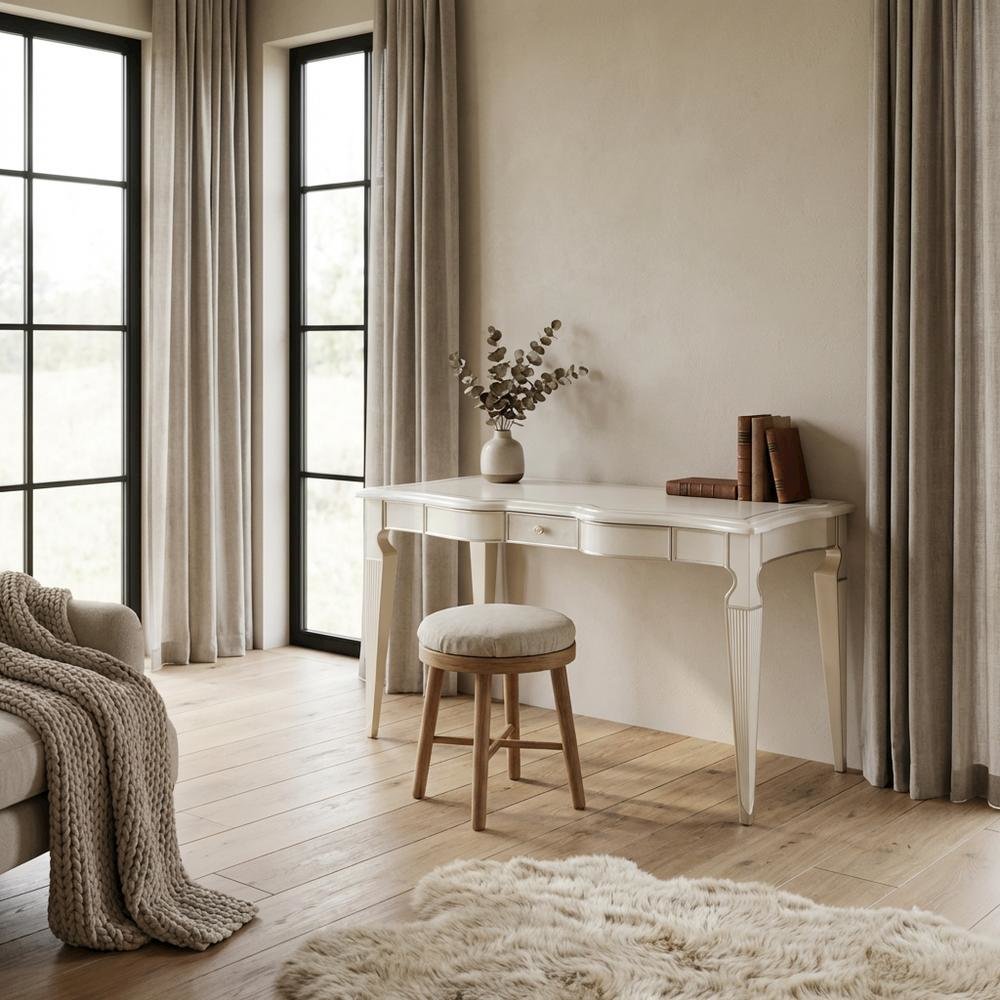 La Marisia Vanity Desk - Creamy Pearl