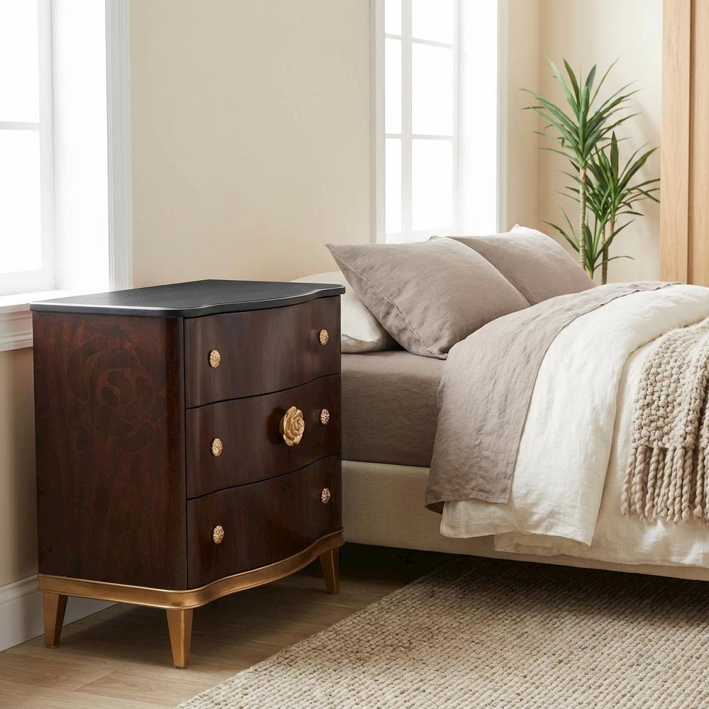 Camellia Field Dresser - Warm Pecan