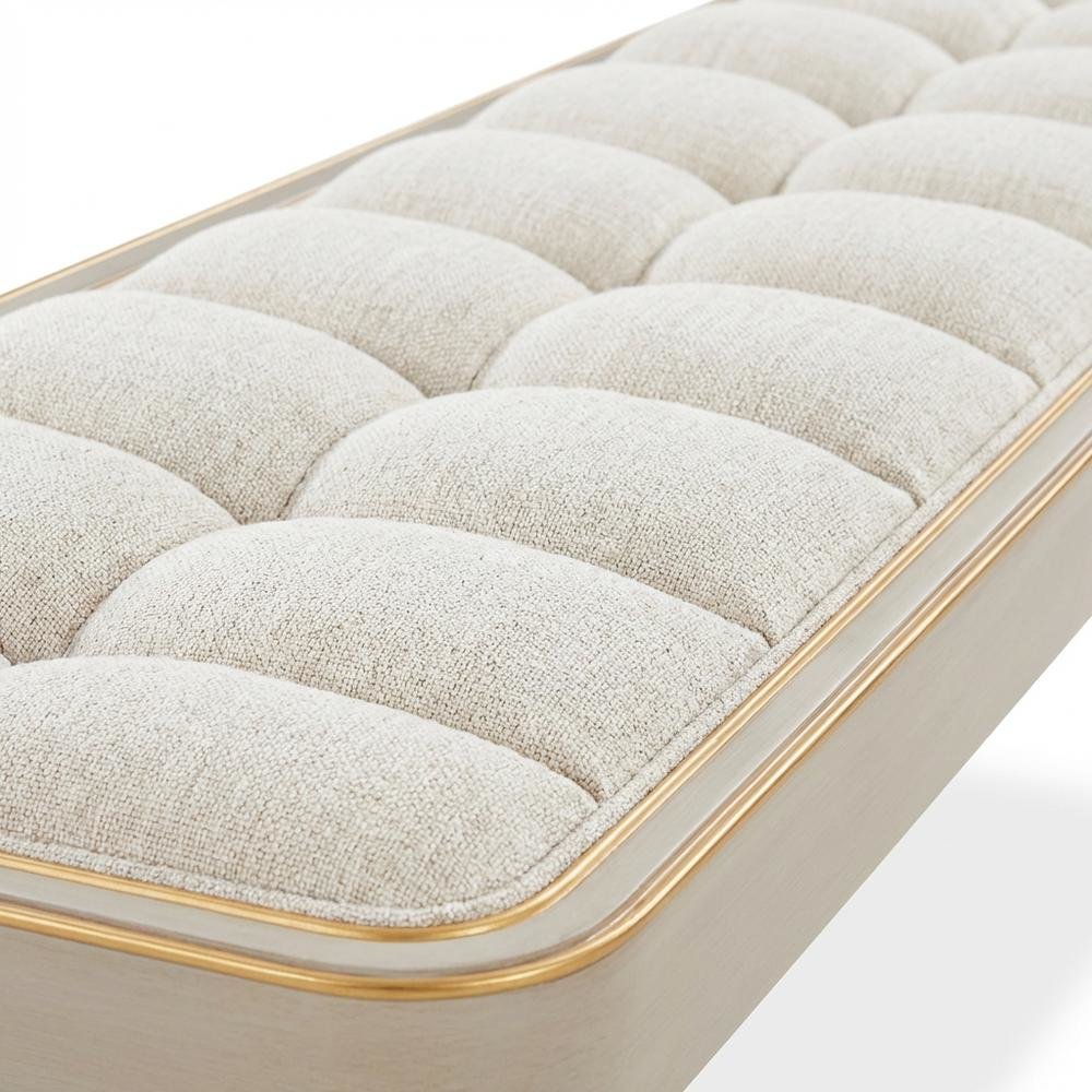 St. Charles Bench - Dove Gray