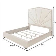 Fantosini King Tufted Panel Bed - Silver Mist