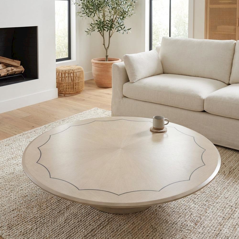 Fantosini Round Dining Table - Silver