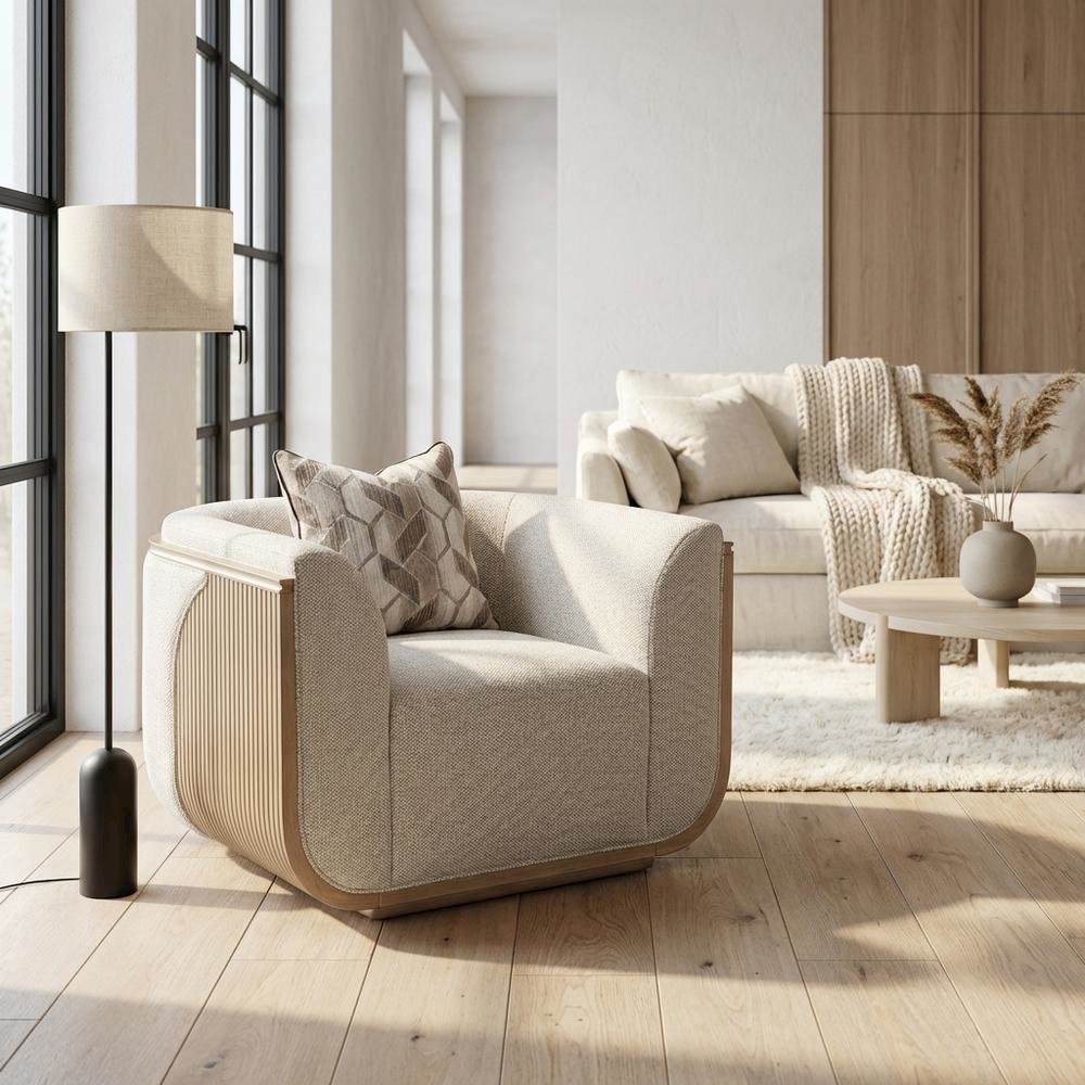 West Kensington Matching Chair - Buff/Seal Salt Caramel