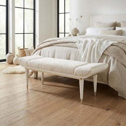 La Marisia Accent Bench - Tranquil/Creamy Pearl