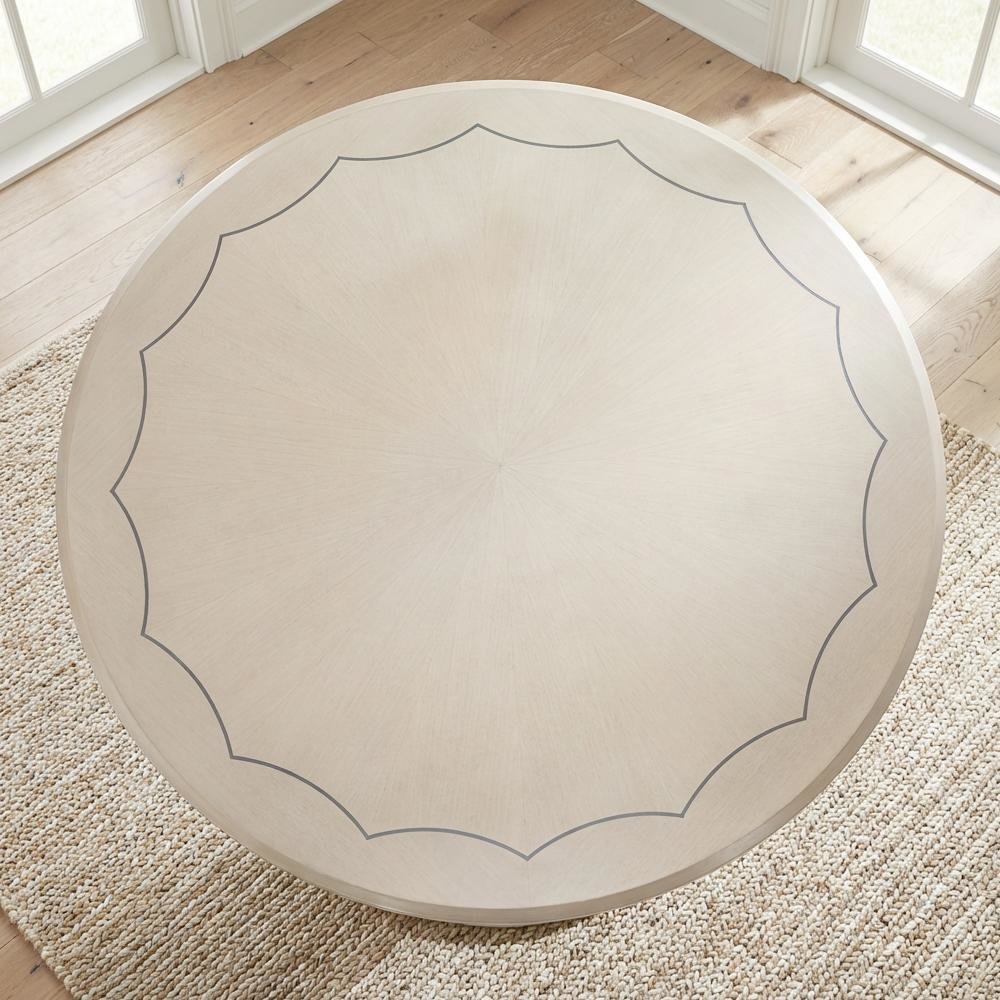 Fantosini Round Dining Table - Silver