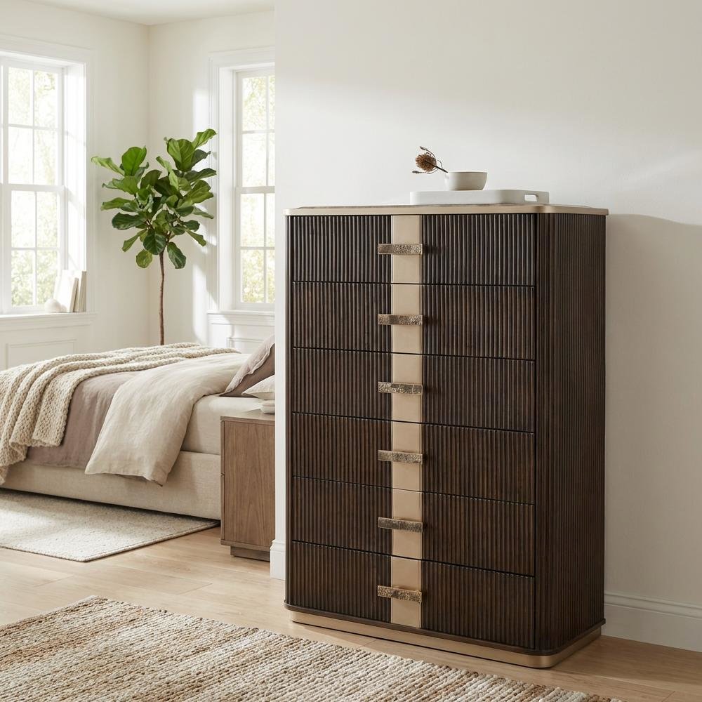 West Kensington Highboy Chest Medium Espresso