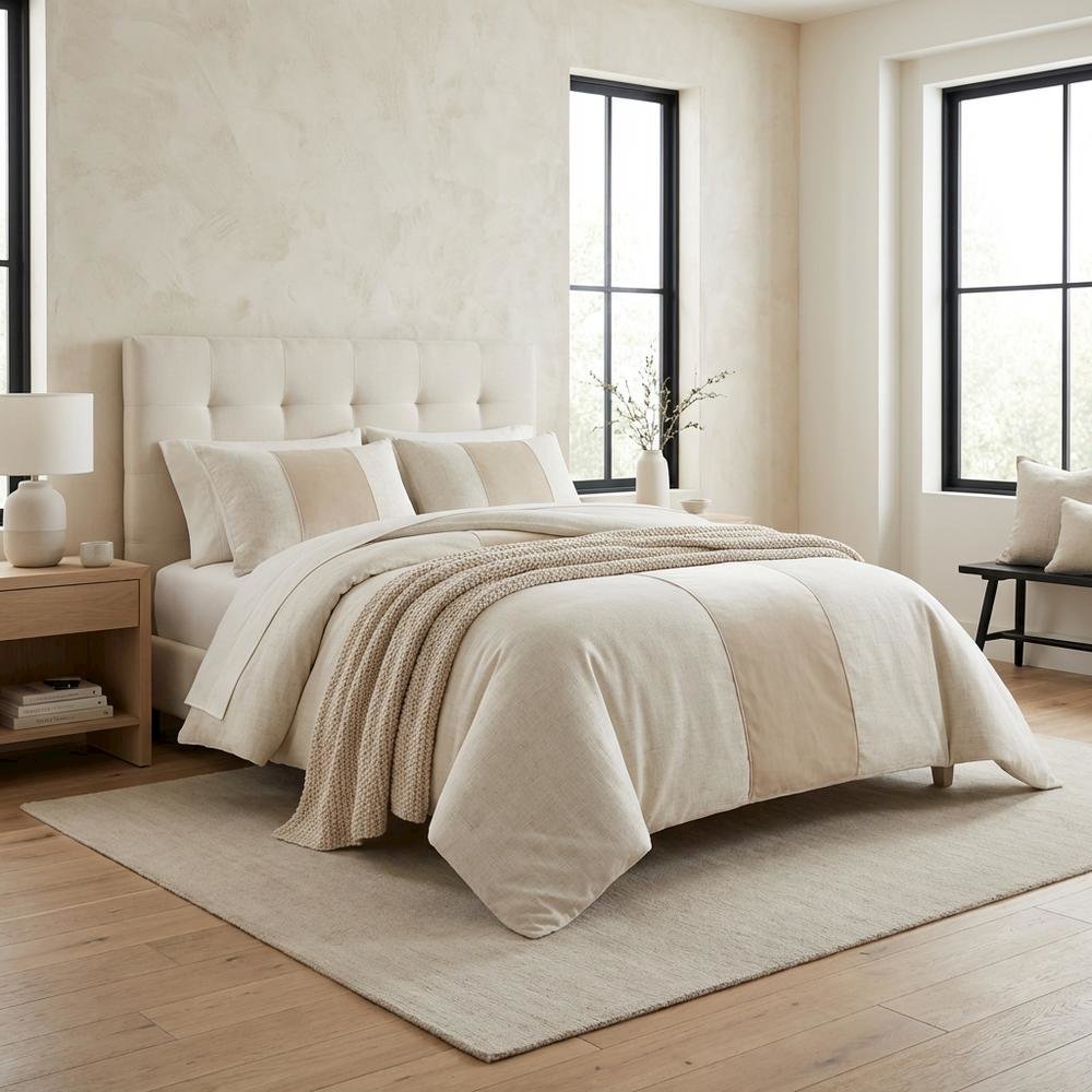Baldwin 3-Piece Queen Comforter Set - Cream