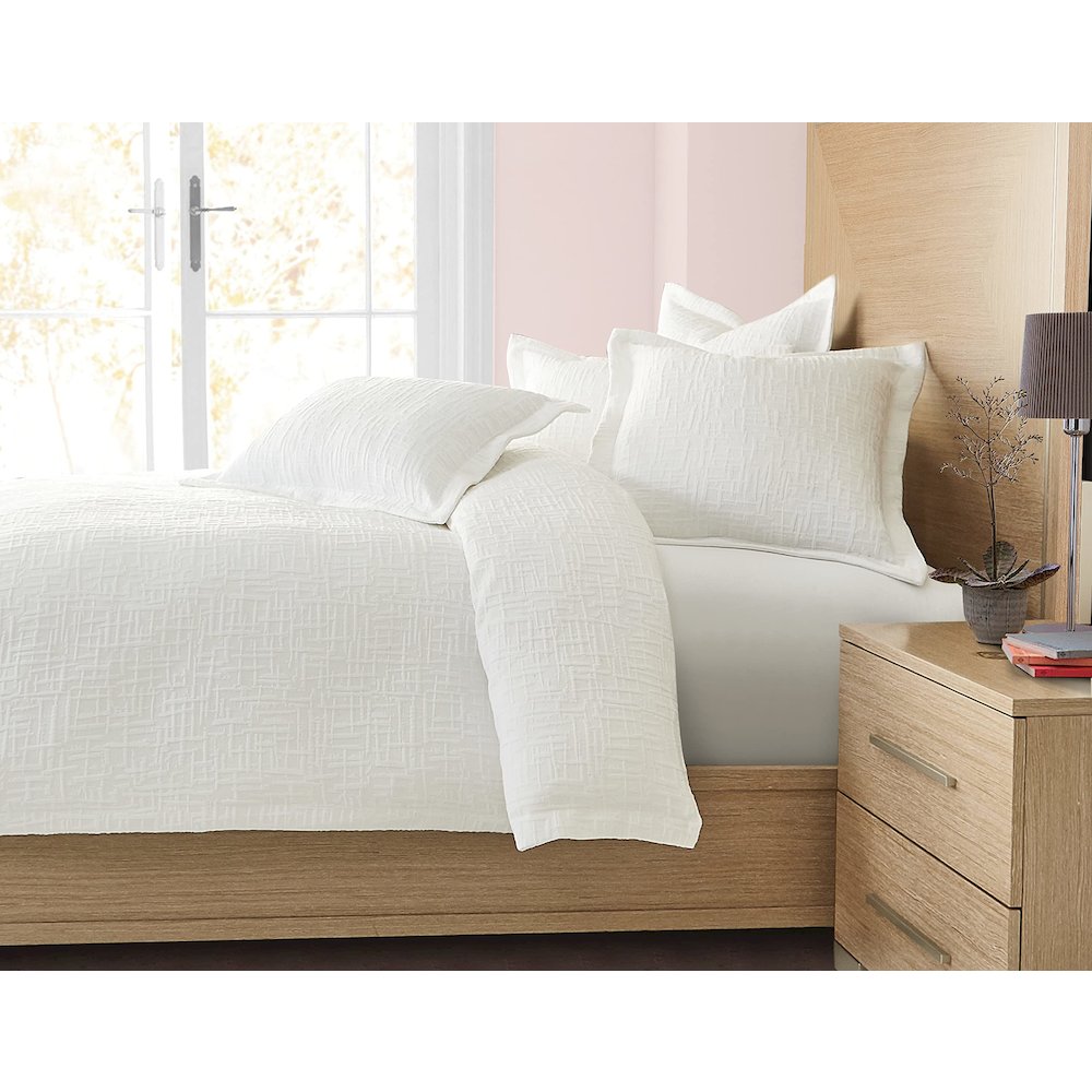 Hillton 6-Piece King Duvet Set - White