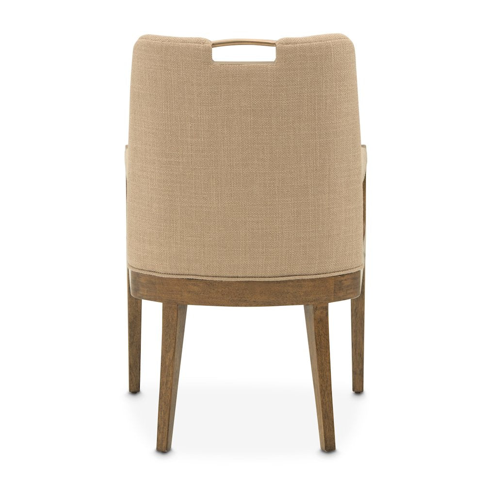 Portrait Dining Arm Chair, Set of 2 - Toffee/Sienna Brown