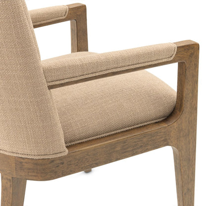 Portrait Dining Arm Chair, Set of 2 - Toffee/Sienna Brown