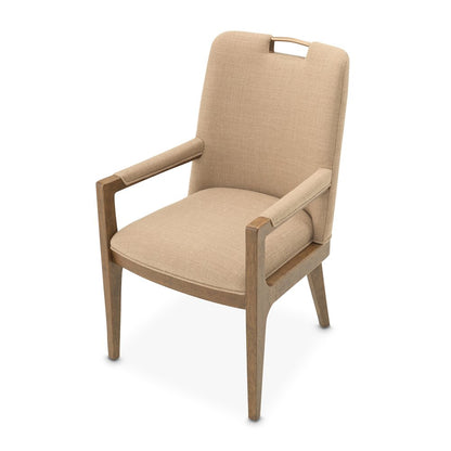 Portrait Dining Arm Chair, Set of 2 - Toffee/Sienna Brown