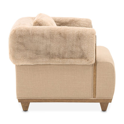 Portrait Accent Chair, Toffee - Sienna Brown