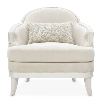 La Marisia Chenille Matching Chair - Tranquil/Creamy Pearl