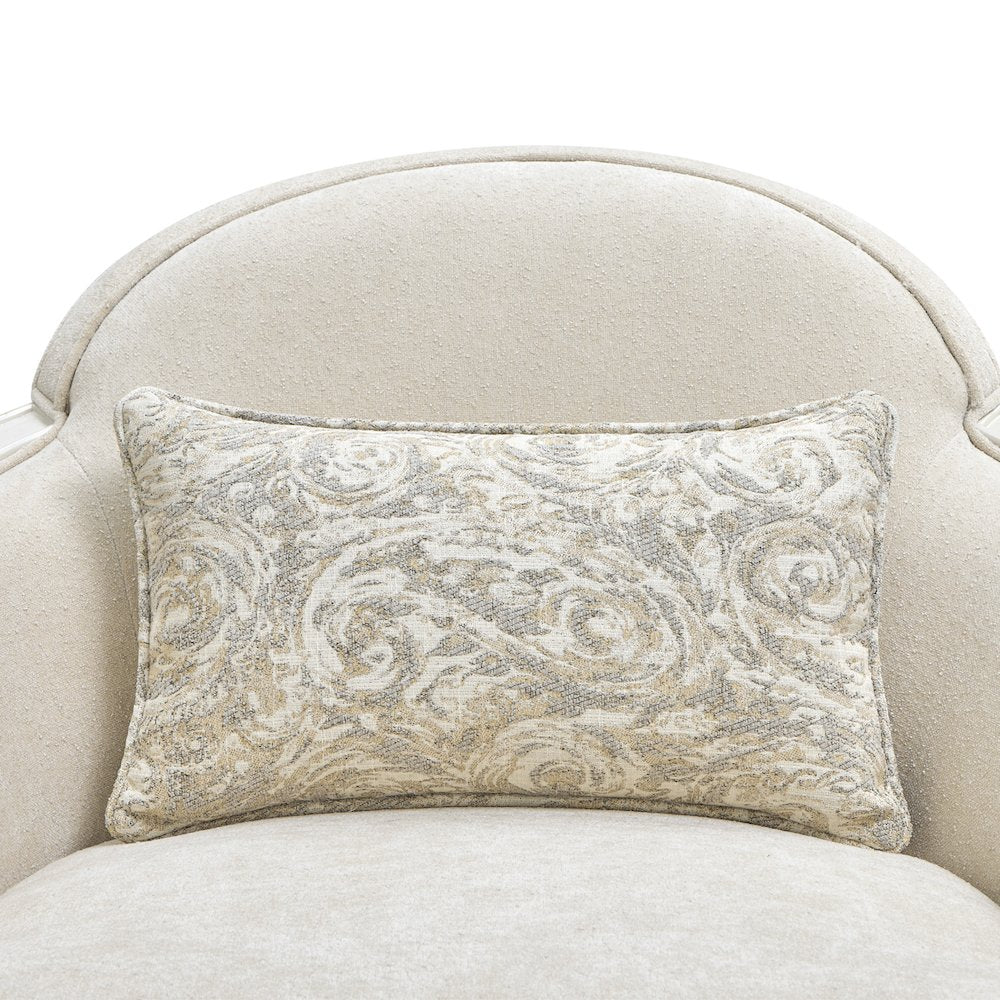 La Marisia Chenille Matching Chair - Tranquil/Creamy Pearl
