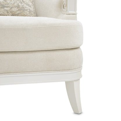 La Marisia Chenille Matching Chair - Tranquil/Creamy Pearl