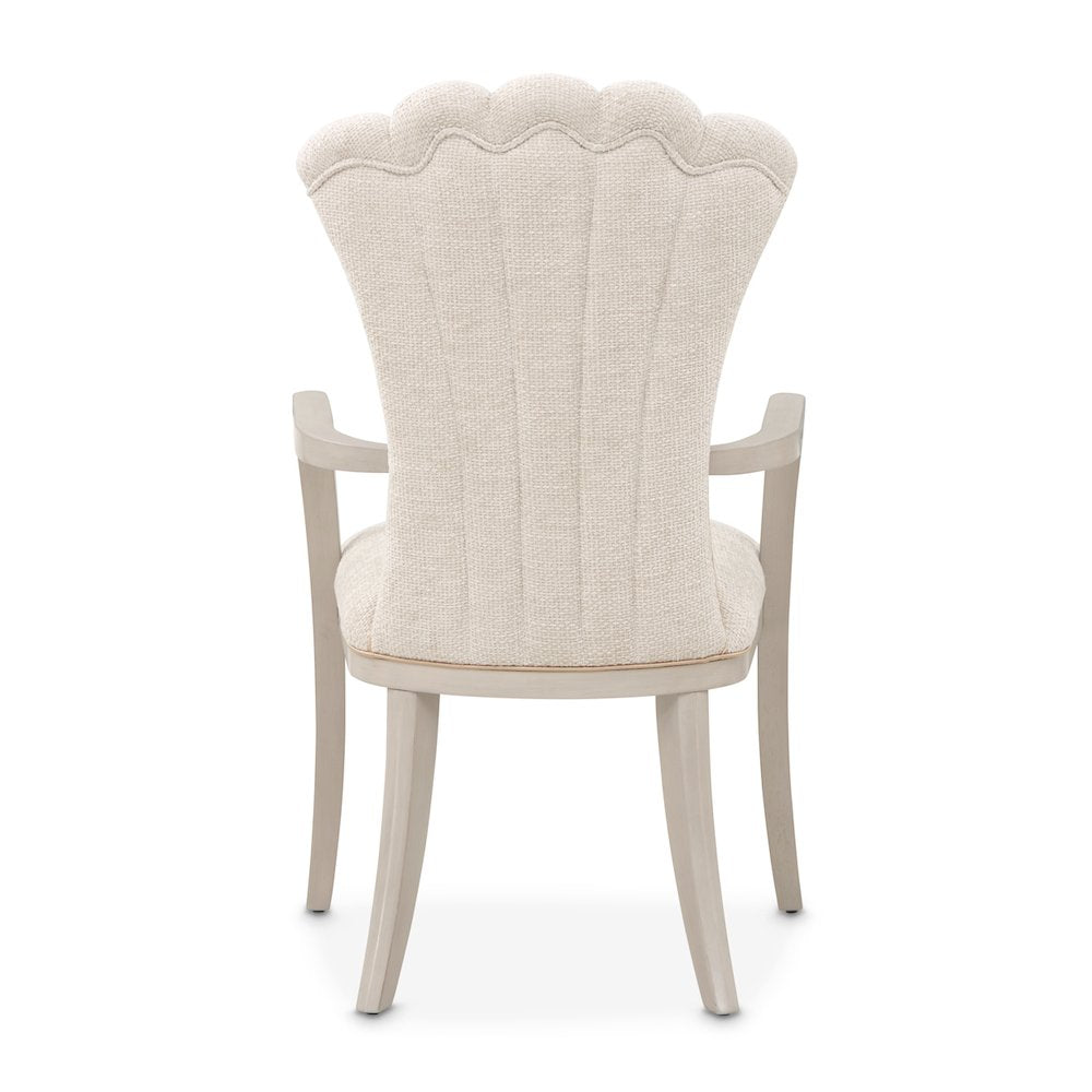 Fantosini Dining Arm Chair, Set of 2 - Silver Mist