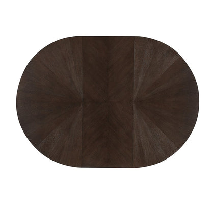 West Kensington Oval Dining Table - Medium Espresso