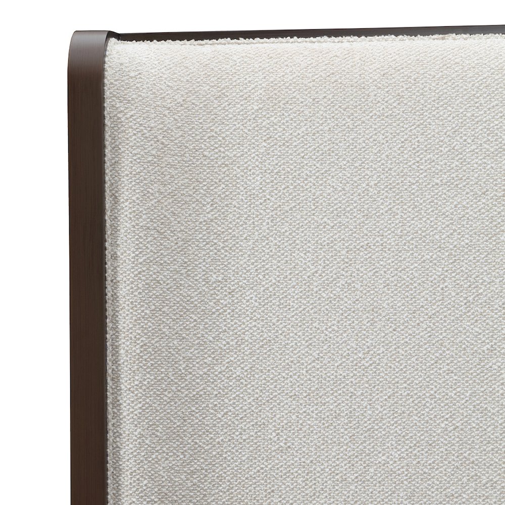 West Kensington Cal. King Bed - Buff/Medium Espresso
