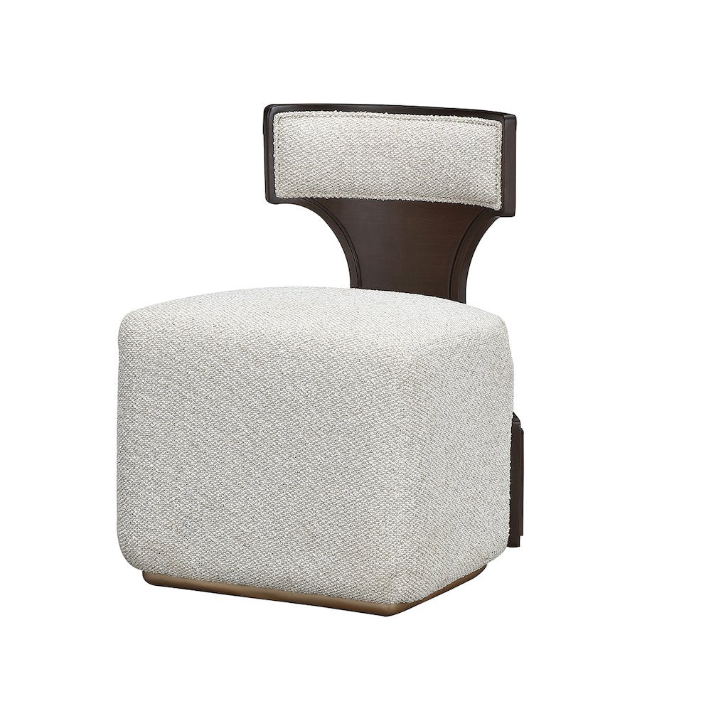 West Kensington Vanity Chair - Buff/Medium Espresso