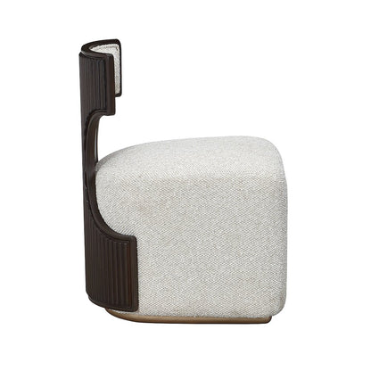 West Kensington Vanity Chair - Buff/Medium Espresso