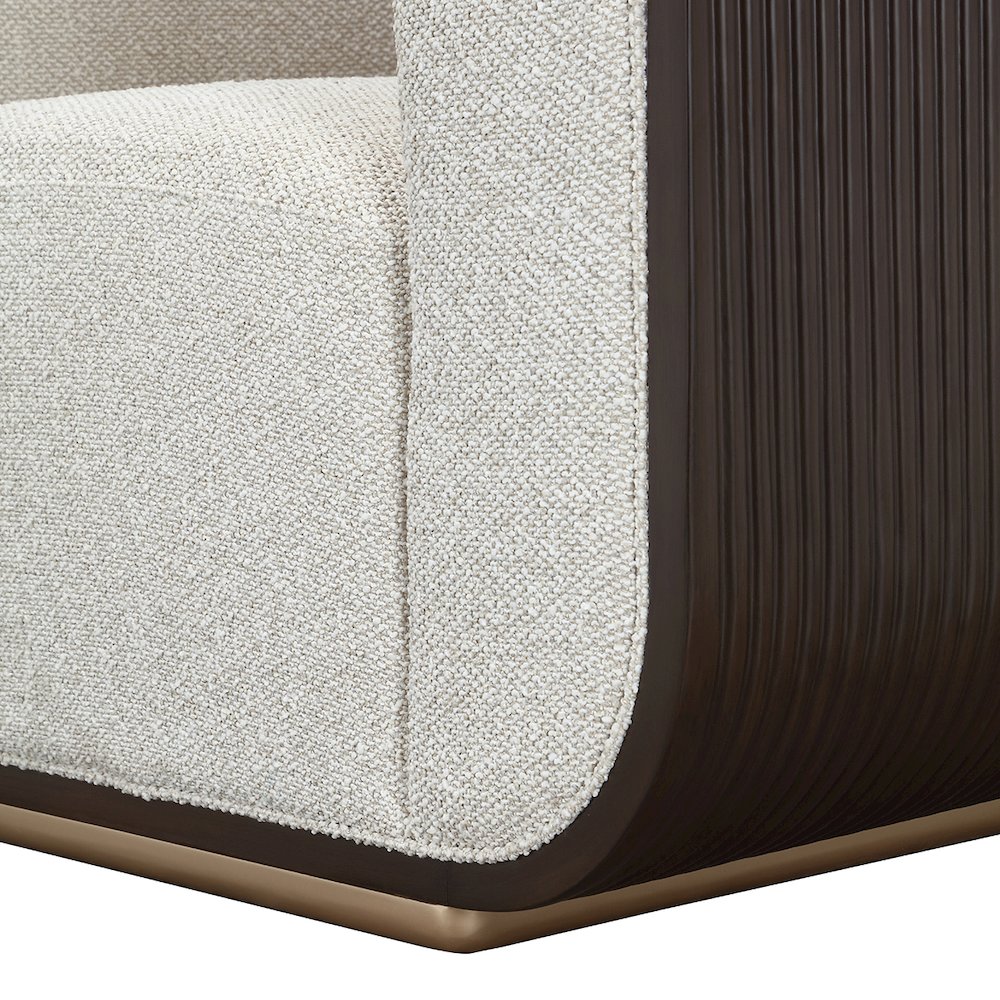 West Kensington Matching Chair - Buff/Medium Espresso