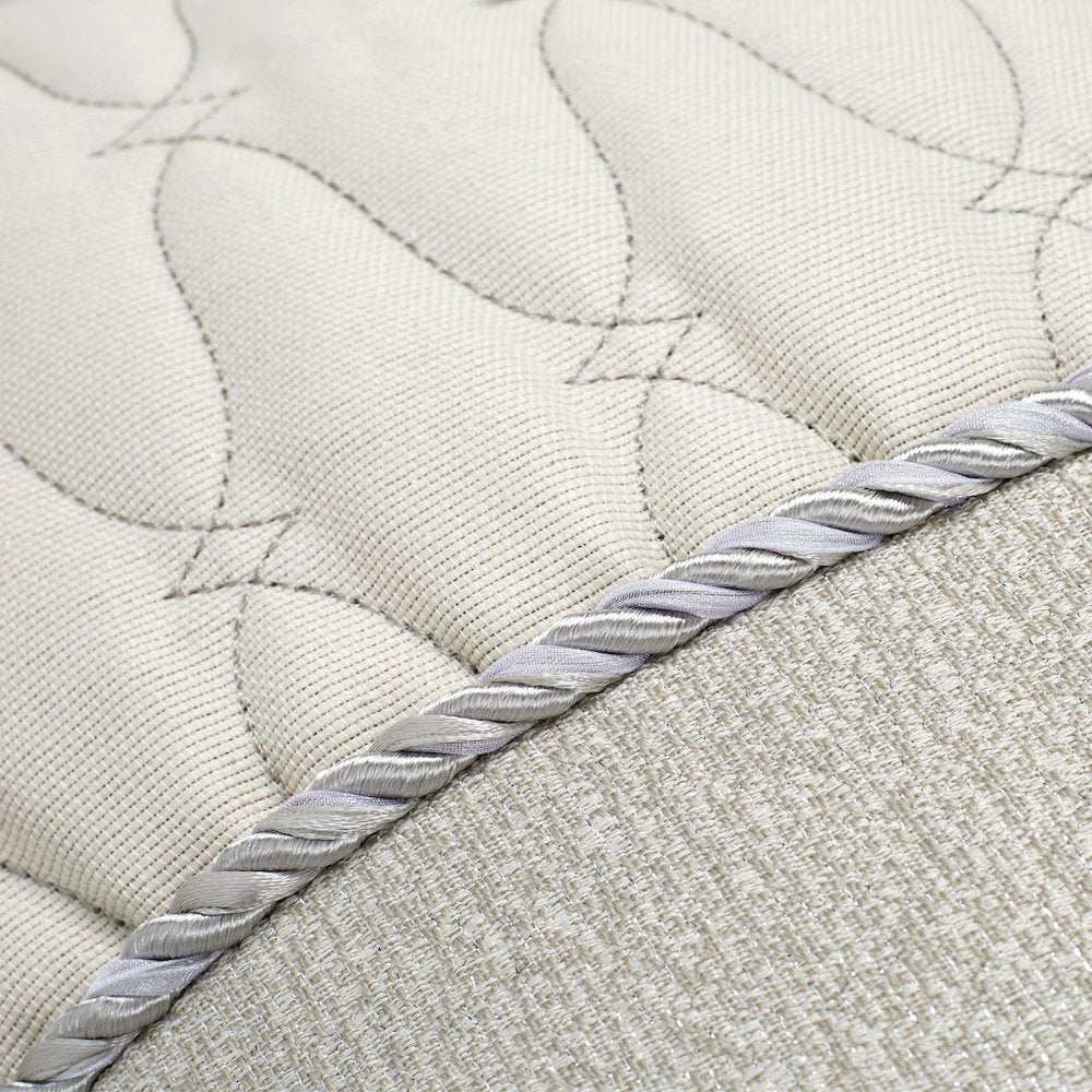 Canterbury 7-Piece Queen Comforter Set - Silver