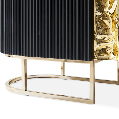 Lisbon Console Table - Silken Matte Black
