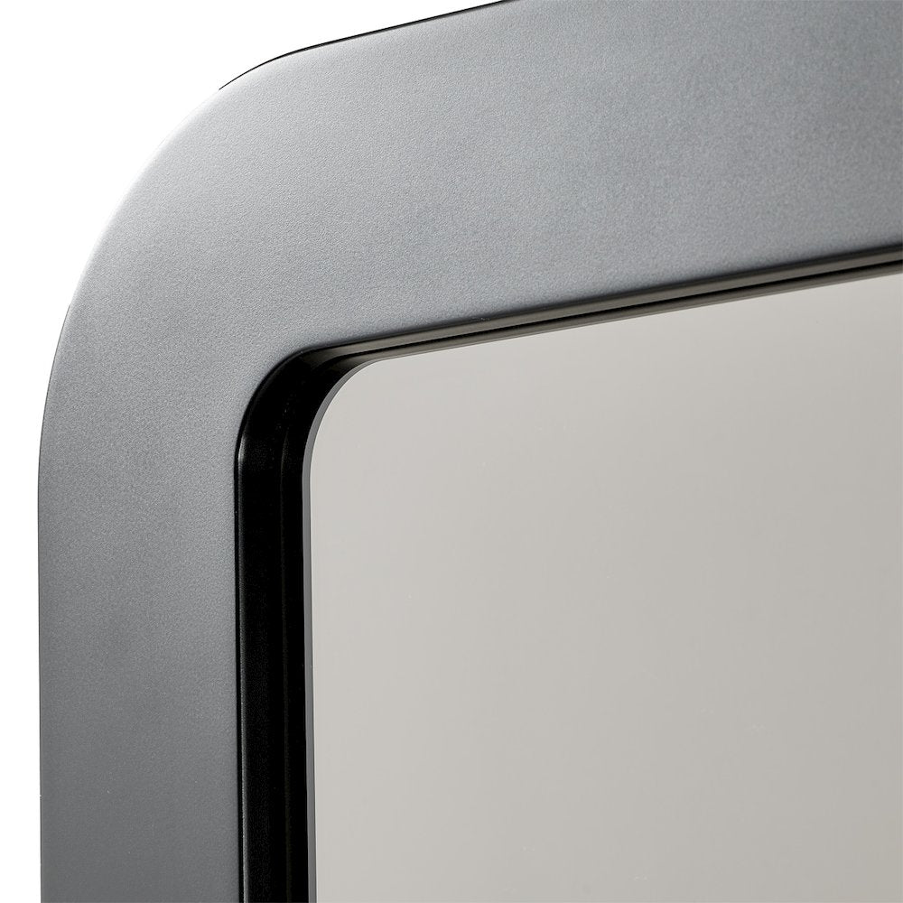Lisbon Wall Mirror - Silken Matte Black