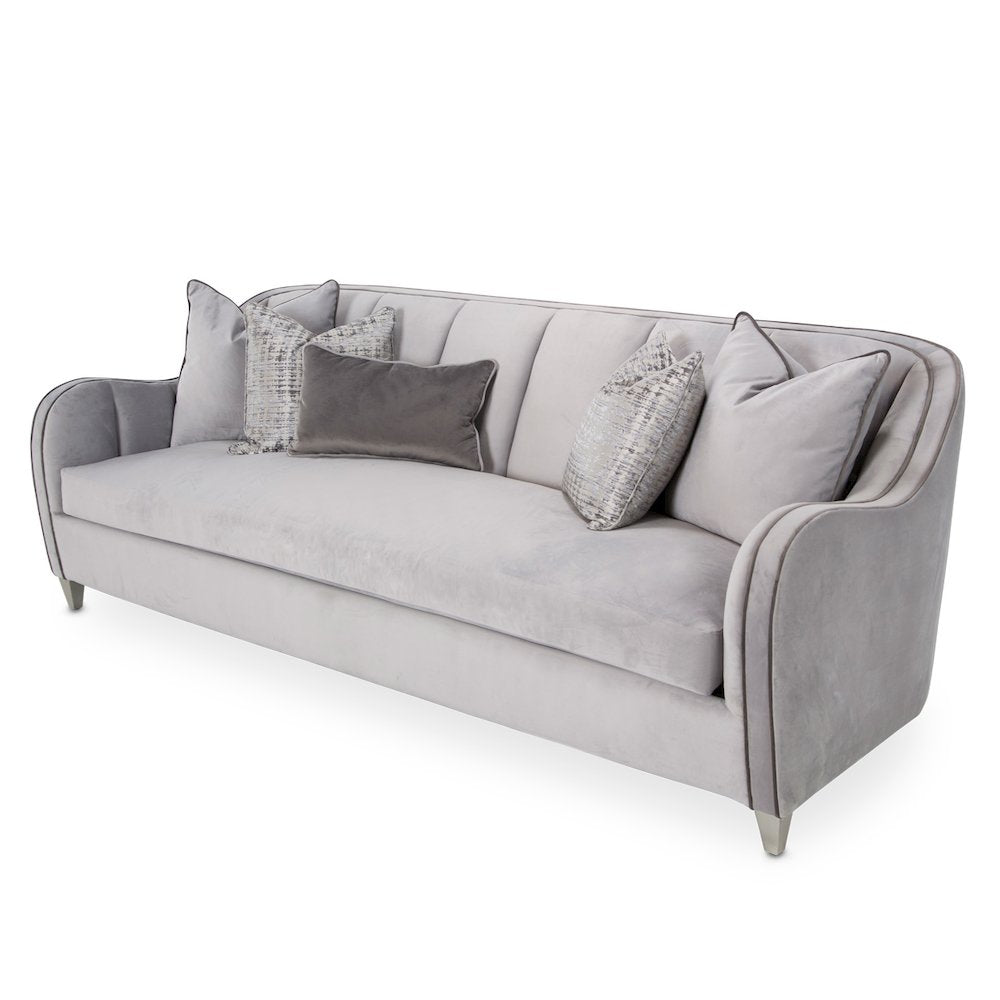 Roxbury Park Velvet Sofa - Steel/Slate