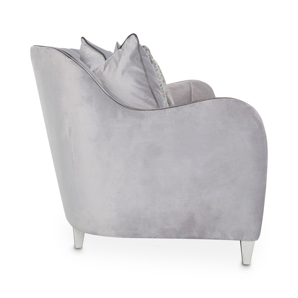 Roxbury Park Velvet Sofa - Steel/Slate