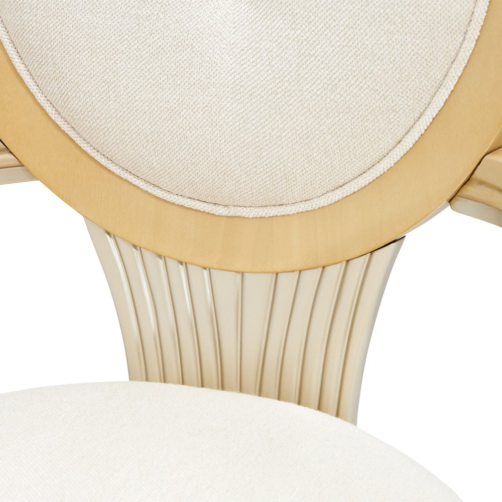 Camellia Field Dining Arm Chair, Set of 2 - Caramel