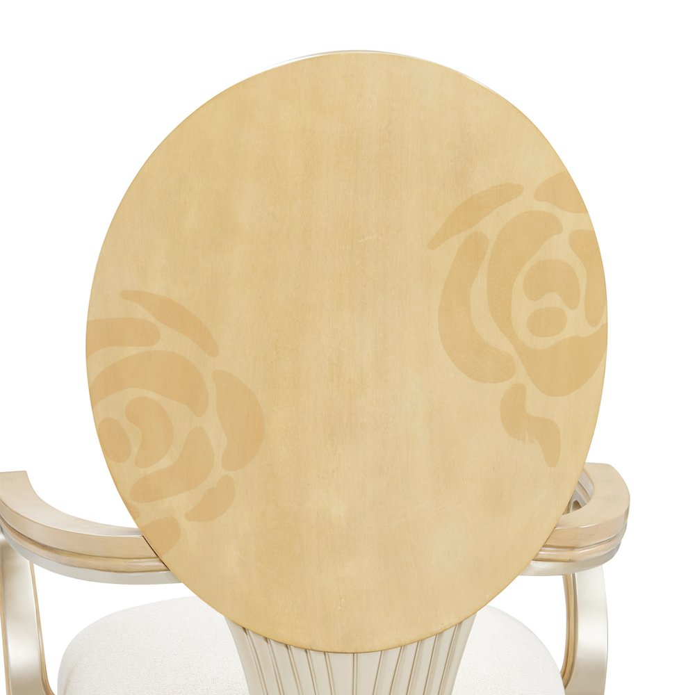 Camellia Field Dining Arm Chair, Set of 2 - Caramel