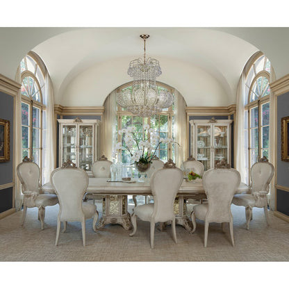 Platine de Royale Rectangular Dining Table - Champagne
