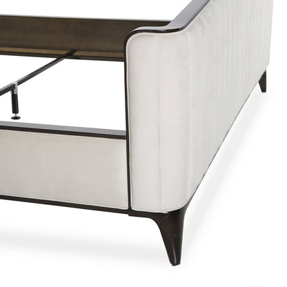 Paris Chic Cal. King Channel Tufted Panel Bed - Espresso