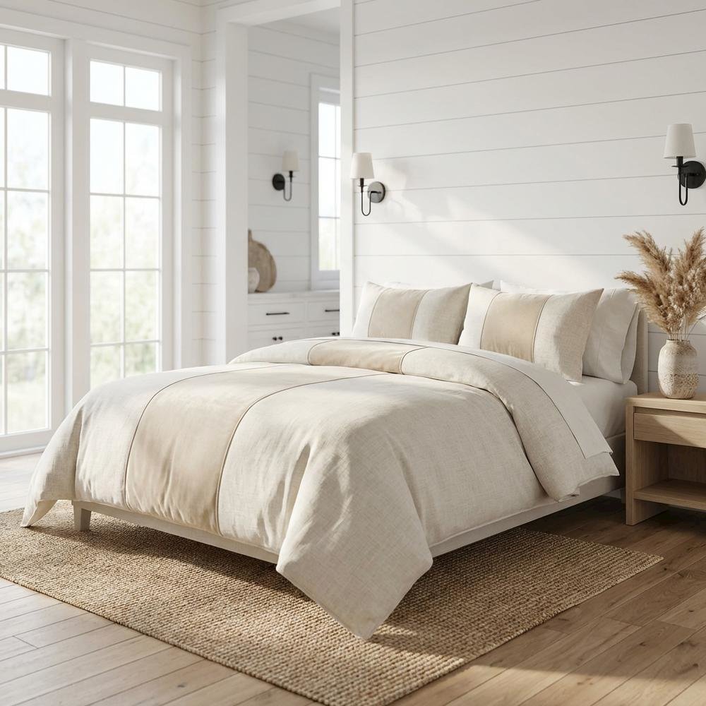 Baldwin 3-Piece Queen Comforter Set - Cream