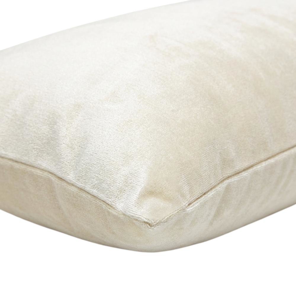 The Smith 13"x24" Oblong Chenille Pillow, Set of 2 - Cream
