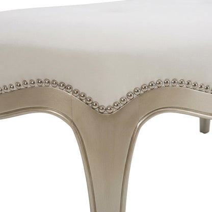London Place Bed Bench - Creamy Pearl