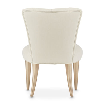 La Rachelle Vanity Chair - Icicle/Champagne
