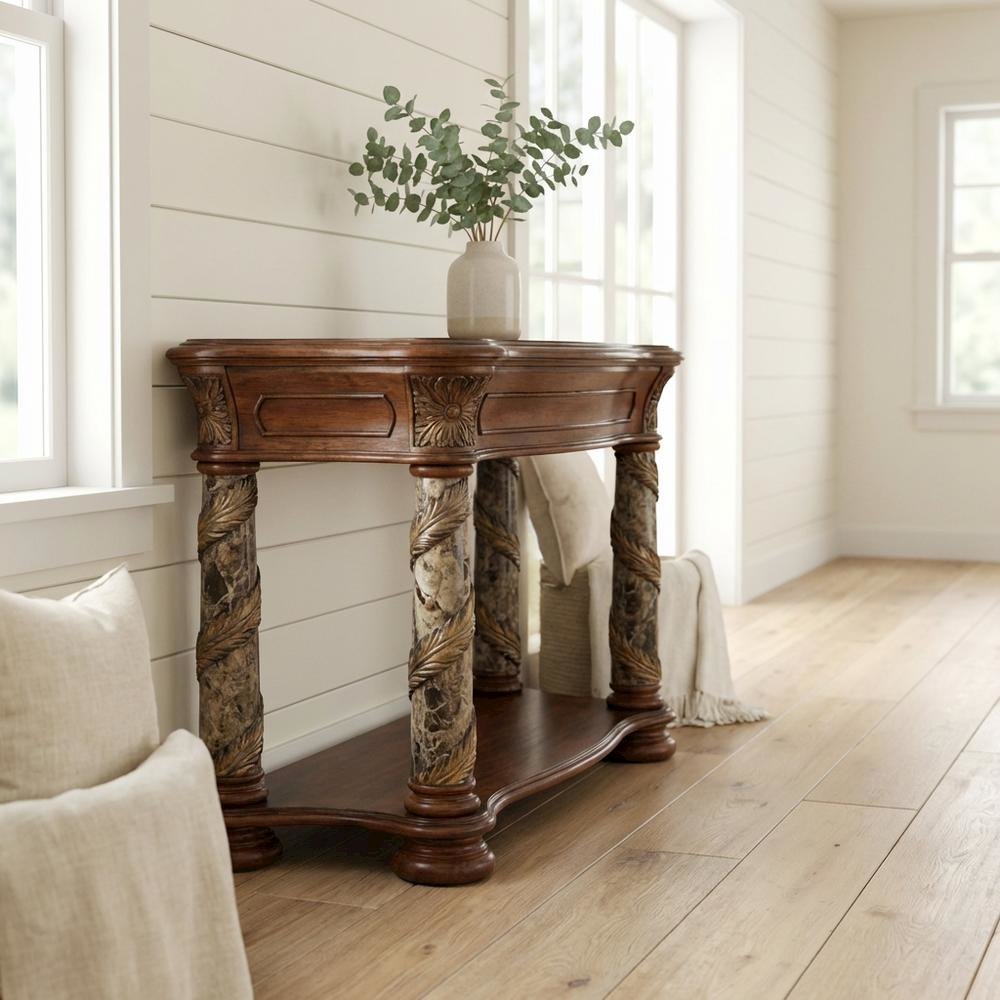 Villa Valencia Sofa Table - Classic Chestnut