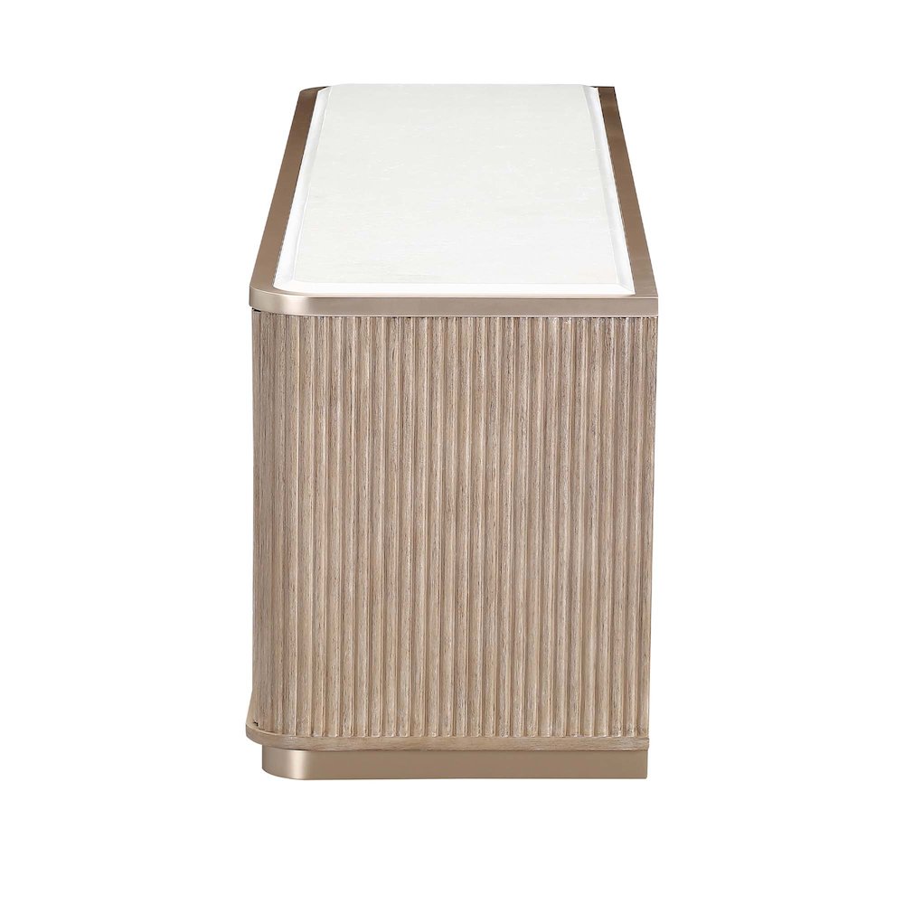 West Kensington Media Cabinet - Sea Salt Caramel