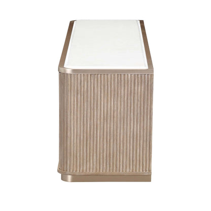 West Kensington Media Cabinet - Sea Salt Caramel