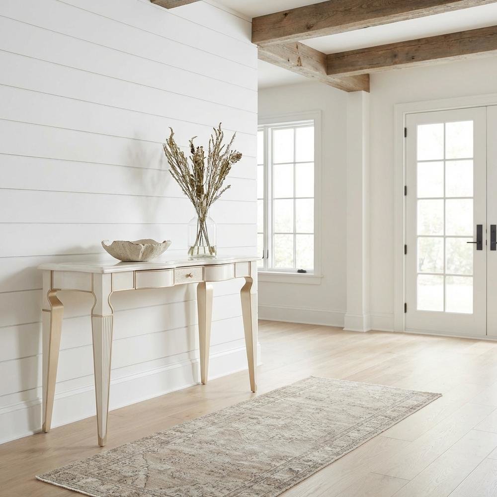 La Marisia Console Table - Creamy Pearl