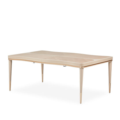 Malibu Crest Rectangular Dining Table - Blush