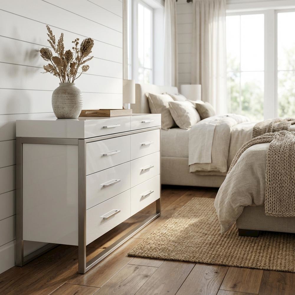 Marquee Dresser - Cloud White