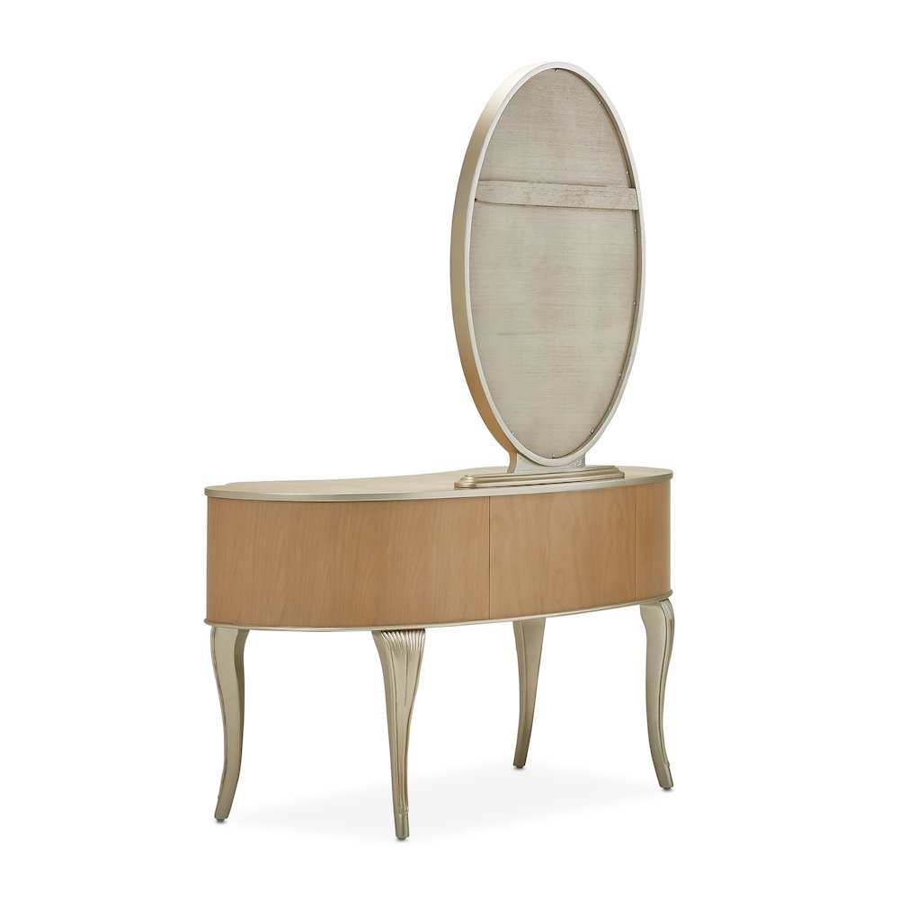 Villa Cherie Vanity with Mirror - Caramel