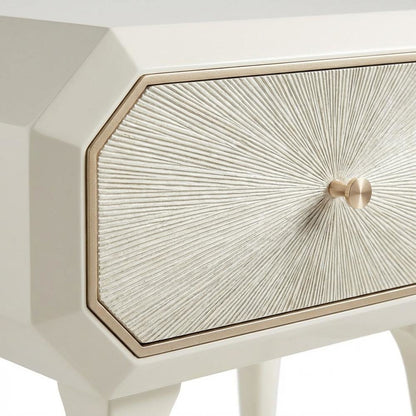 La Rachelle 1-Drawer Nightstand - Champagne